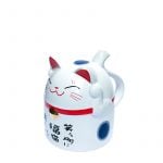 Söt Blå Kattmugg (Maneki Neko)