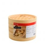 Ångkokare Bambu Två delar (Dumplings Grönsaker) 20cm