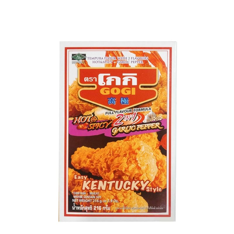 Frityrsmet Spicy & Garlic Pepper 2 in 1 Mix Kentucky Style 216g