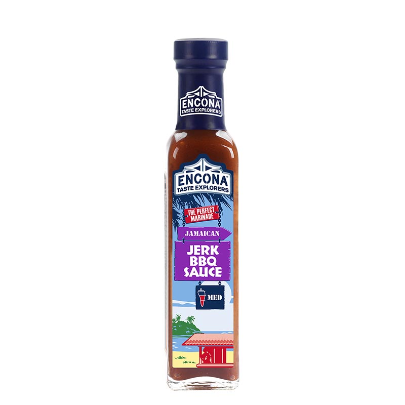 Läs mer om Jamaikansk Jerk BBQ-sås Encona 142ml