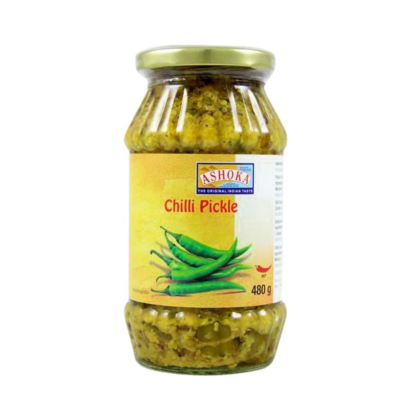 Läs mer om Picklad Stark Chili i Olja 480g