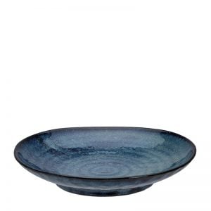 Cobalt Blue Triangle Handgjord Tallrik 19cm