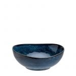 Cobalt Blue Oval Handgjord Skål 275ml