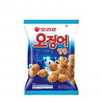 Jordnötssnacks Med Bläckfisksmak