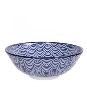 Nippon Blue Ramenskål 1000ml Vågor