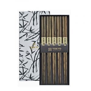 Chopsticks-5-Par-Rustikt-Tra-(Presentask)