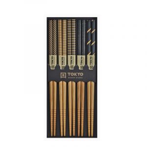 Chopsticks-med-Snygga-Svarta-Rander-5-Par