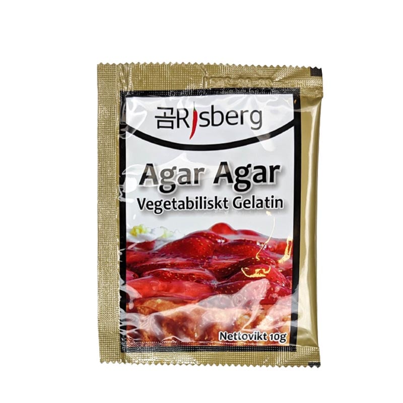 Läs mer om Vegetariskt Gelatin, agar agar