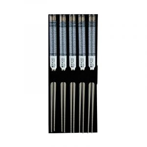 Ätpinnar i rostfritt stål (Karakusa)