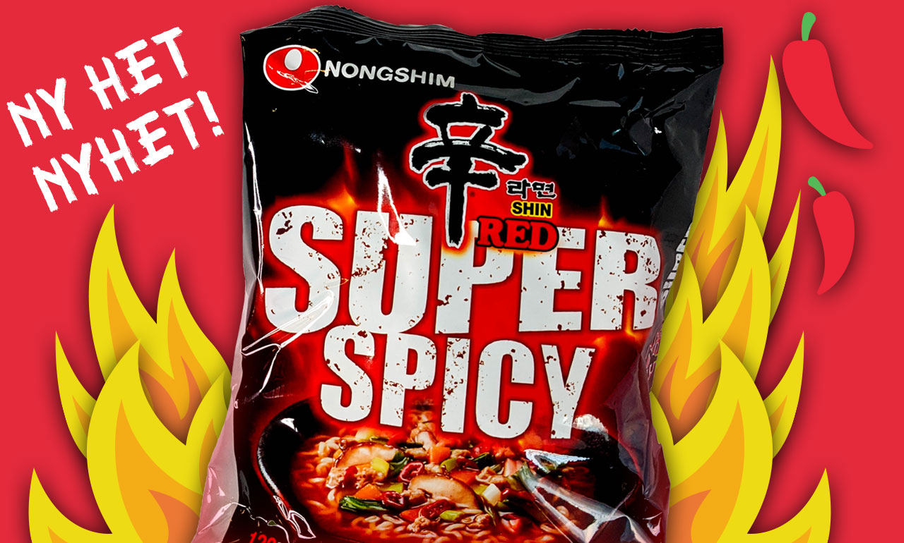 Ny Shin Ramen smak - Super spicy! 