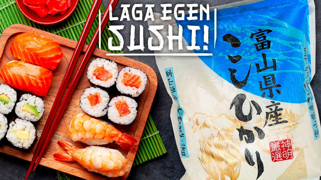 Äkta japanskt sushiris