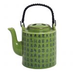 Hög Tekanna med Handtag Celadon Green 1000ml