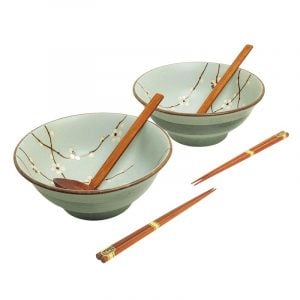 Ramenset Pinnar & Sked Hana Ljusgrön