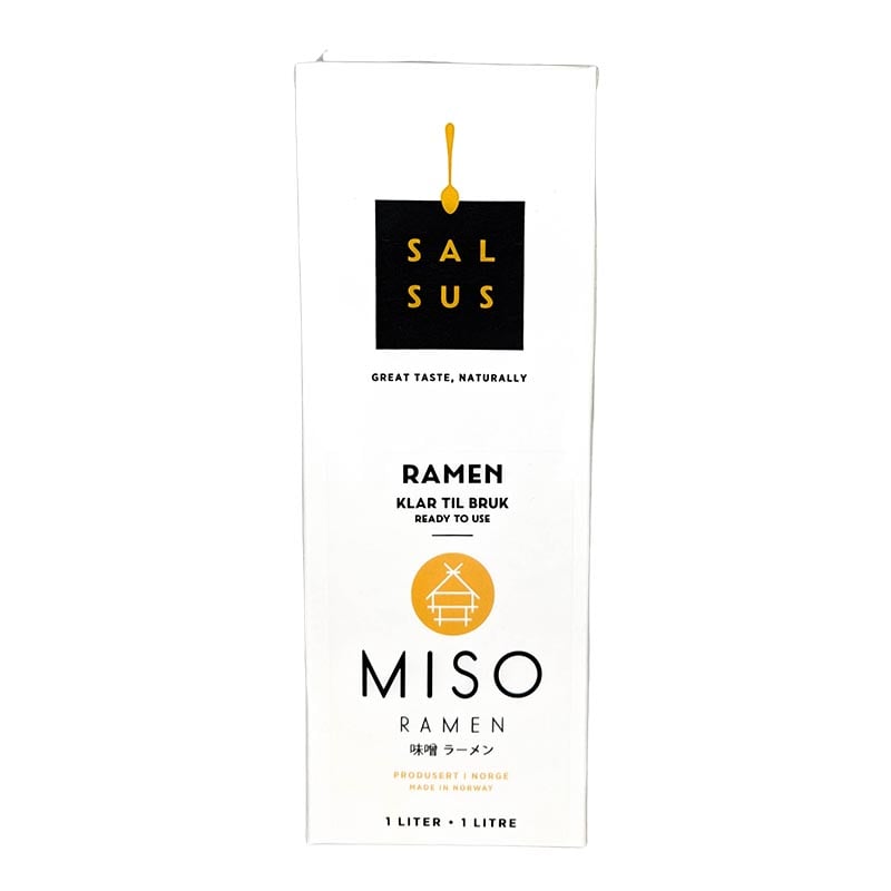 Läs mer om Färdig Ramenbuljong Miso, Salsus 1 liter