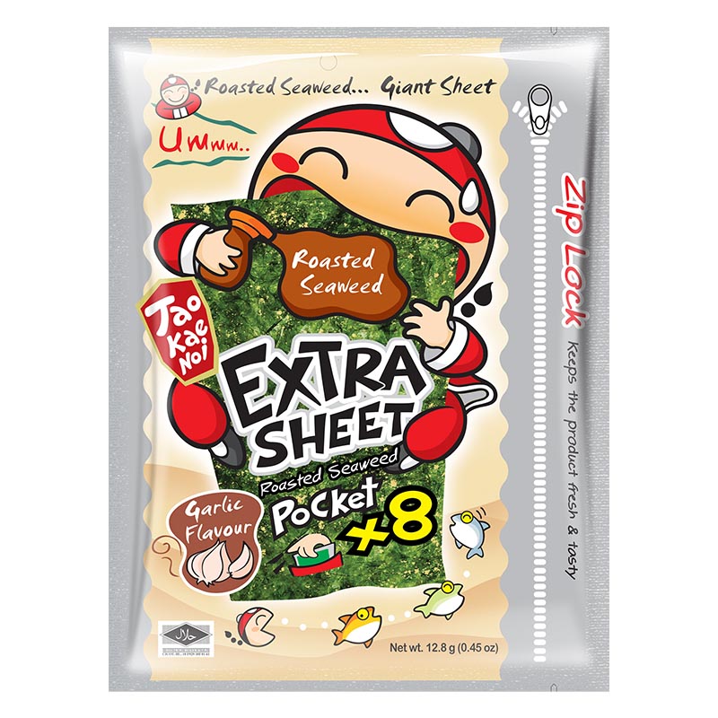 Läs mer om Sjögräschips Extra Sheet Vitlök 12.8g