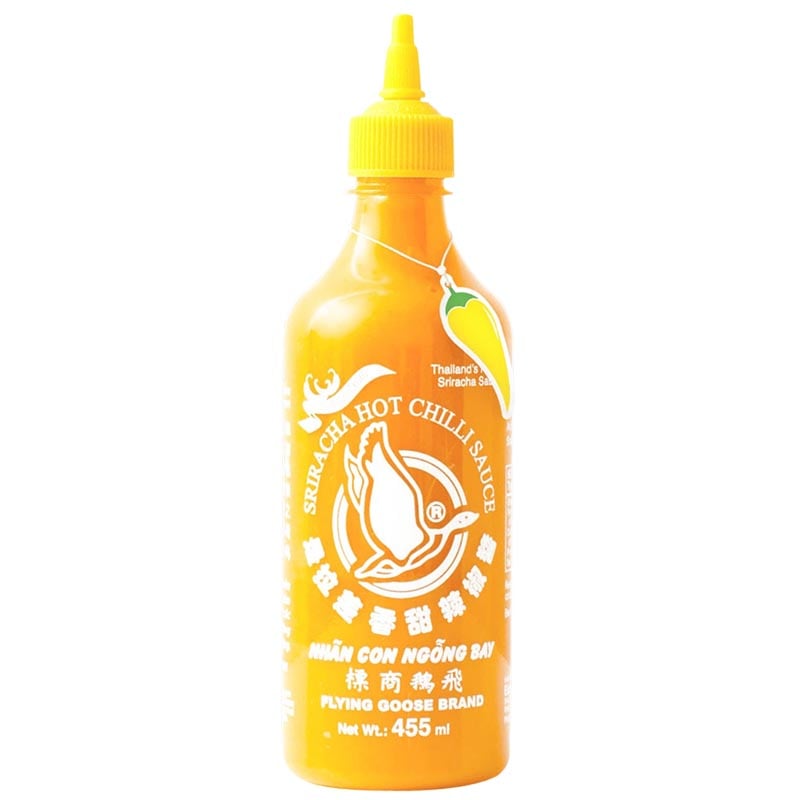 Läs mer om Sriracha Gul Chili Flying Goose 455ml