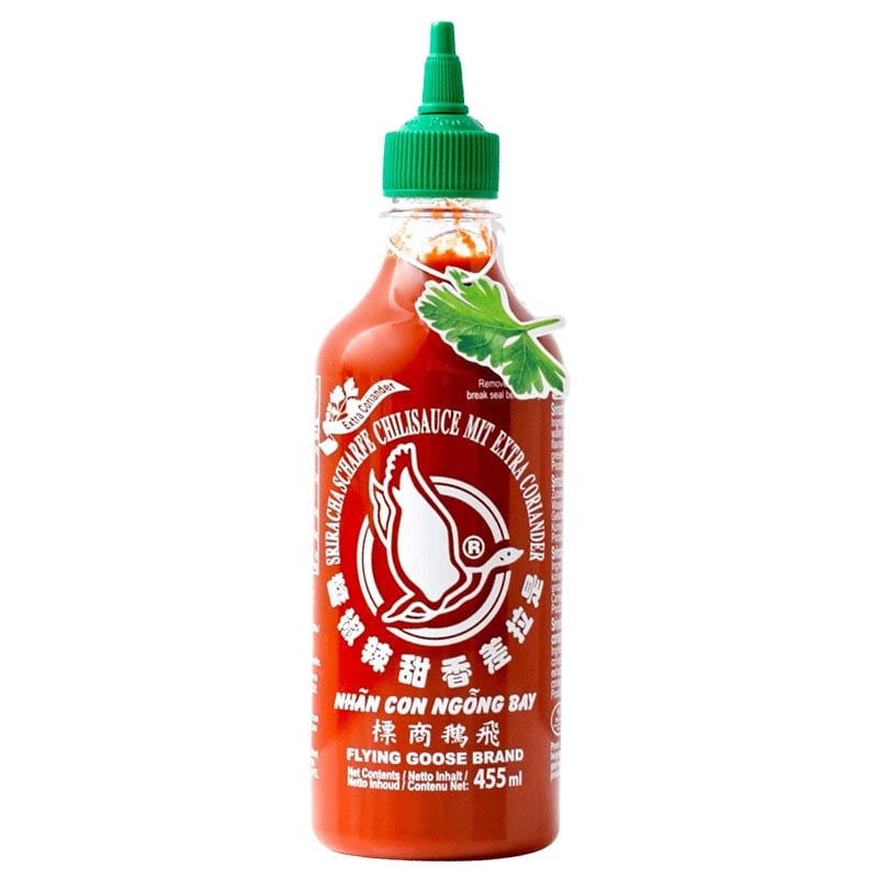Läs mer om Sriracha Koriander Flying Goose 455ml