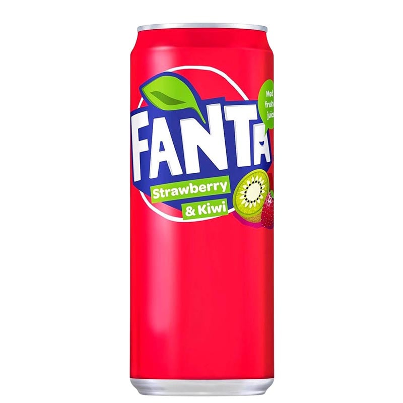 Läs mer om Fanta Jordgubb & Kiwi