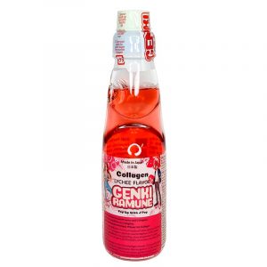 Genki Ramune Litchi Soda med kollagen