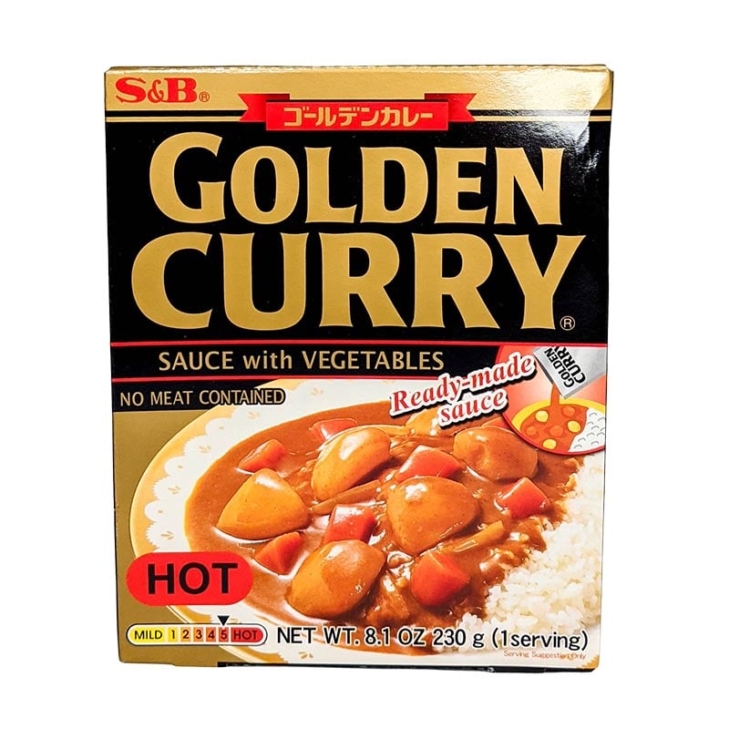 Läs mer om Golden Curry med Grönsaker Het 230g