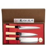 Japanskt knivset 3 stycken Presentlåda