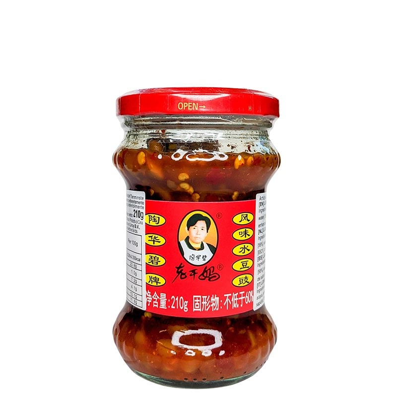 Läs mer om Lao Gan Ma Fermenterade Sojabönor med chili