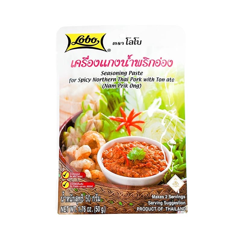 Läs mer om Lobo Nam Prik Ong Spicy thailändskt fläsk 50g