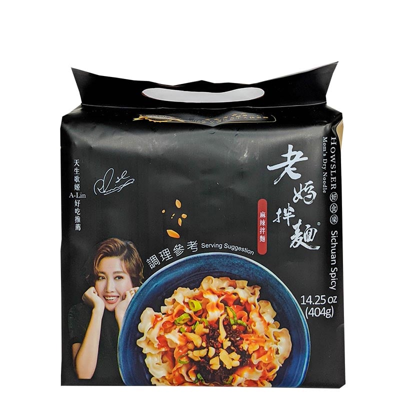 Läs mer om Moms Dry Noodle Sichuan Spicy 4-pack