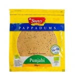 Pappadum Punjabi Svartpeppar indiskt flatbröd