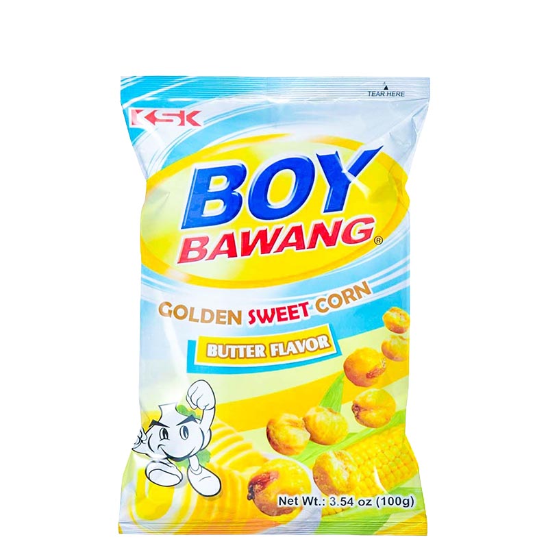 Läs mer om Krispiga majskorn Smör Boy Bawang