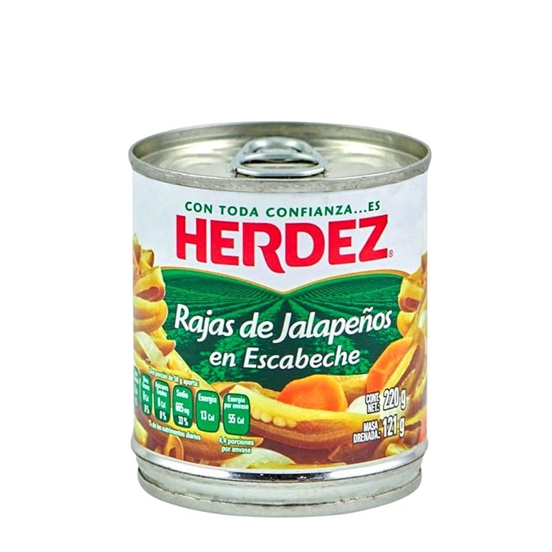 Läs mer om Strimlad inlagd Jalapeño Herdez 220g