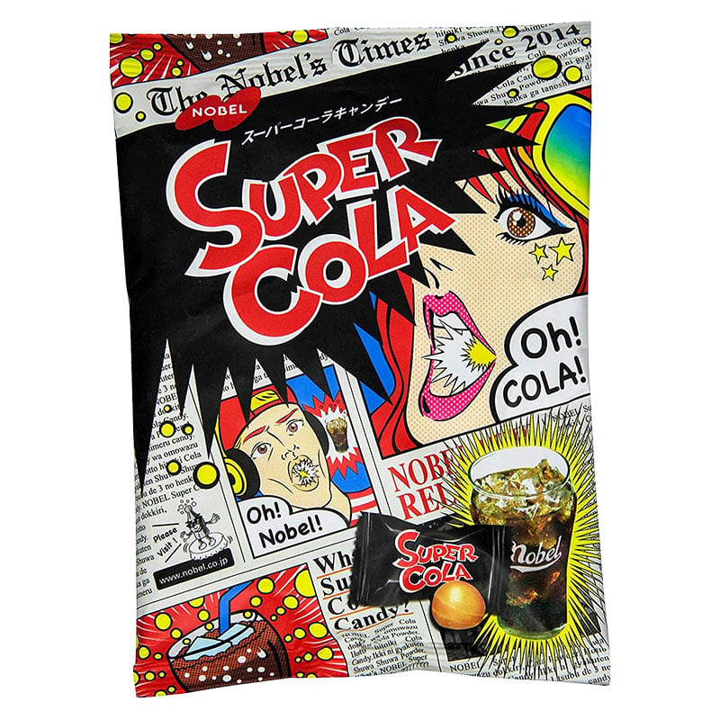 Läs mer om Super Cola syrliga japanska colakarameller