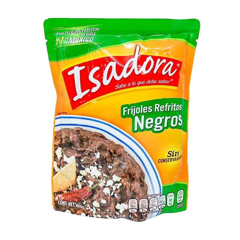 Läs mer om Frijoles Negros Refried Svarta bönor 430g