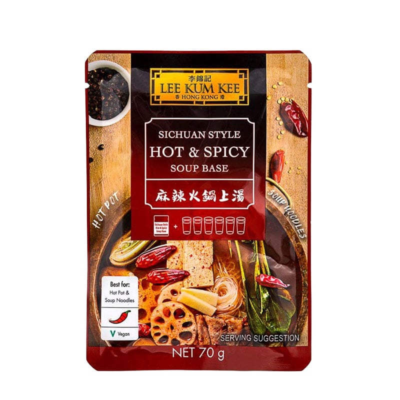 Läs mer om Sichuan Buljong till Hot Pot & Nudelsoppa 70g