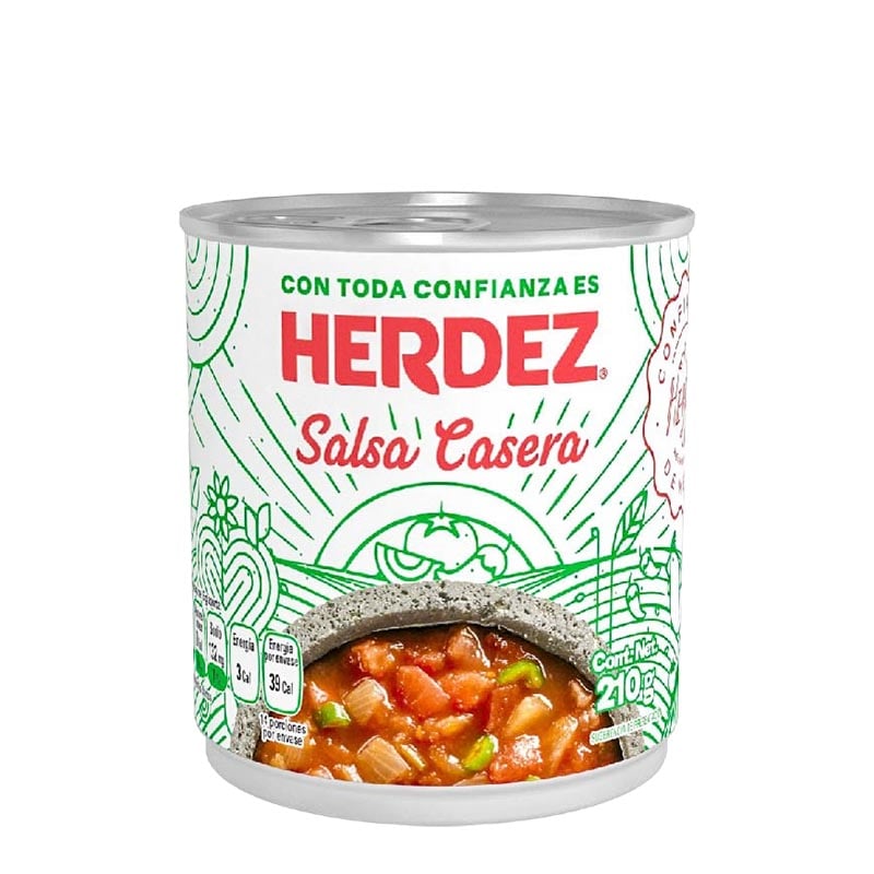 Hemmagjord Salsa Casera Herdez 210g