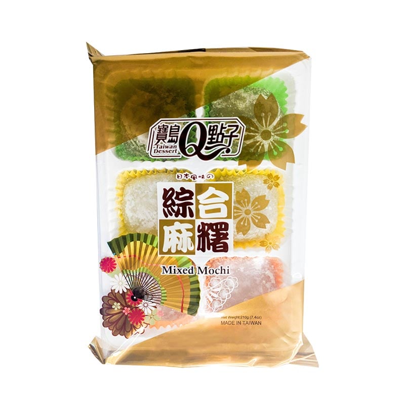 Läs mer om Mochi Taro, Matcha & Azuki i fin förpackning 210g