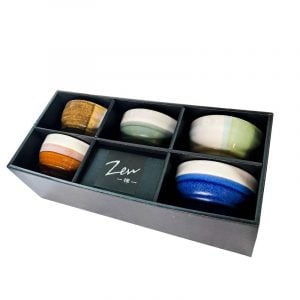 Zen-set Ris - & Soppskålar Fem stycken