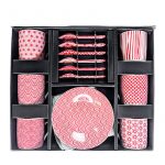 Nippon Röd Espresso-set 18 delar