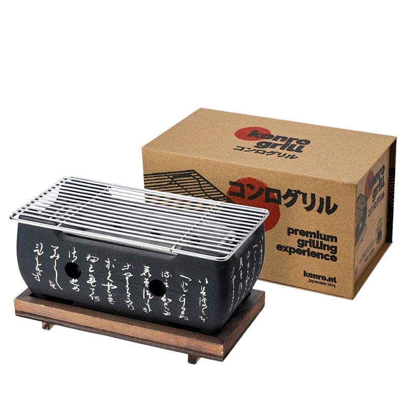 Japansk bordsgrill Konro Mellanstor 24x12.5x11cm