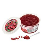 Popping Boba Fruktpärlor till Bubble Tea Hallon 450g