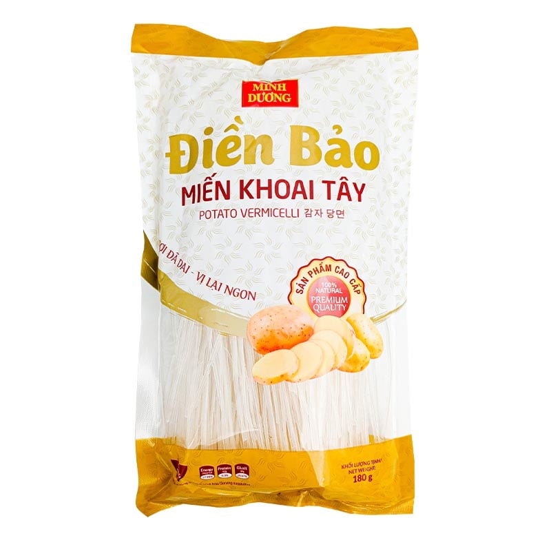 Läs mer om Vietnamesiska Potatis glasnudlar till Pho & Vårrullar 180g