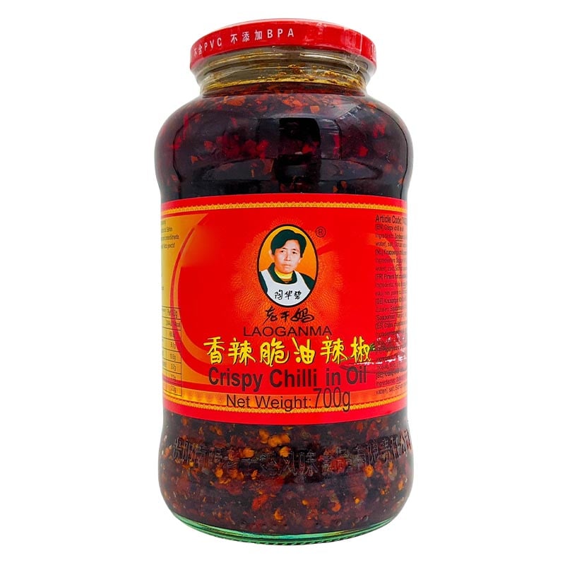 Läs mer om Crispy Chili in Oil, Lao Gan Ma 700g