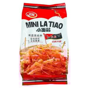 Latiao Mini Hot & Spicy Snacks Stor påse 360g