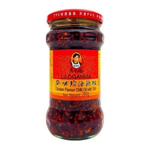 Tofu i Chiliolja med Kycklingsmak, Lao Gan Ma 280g