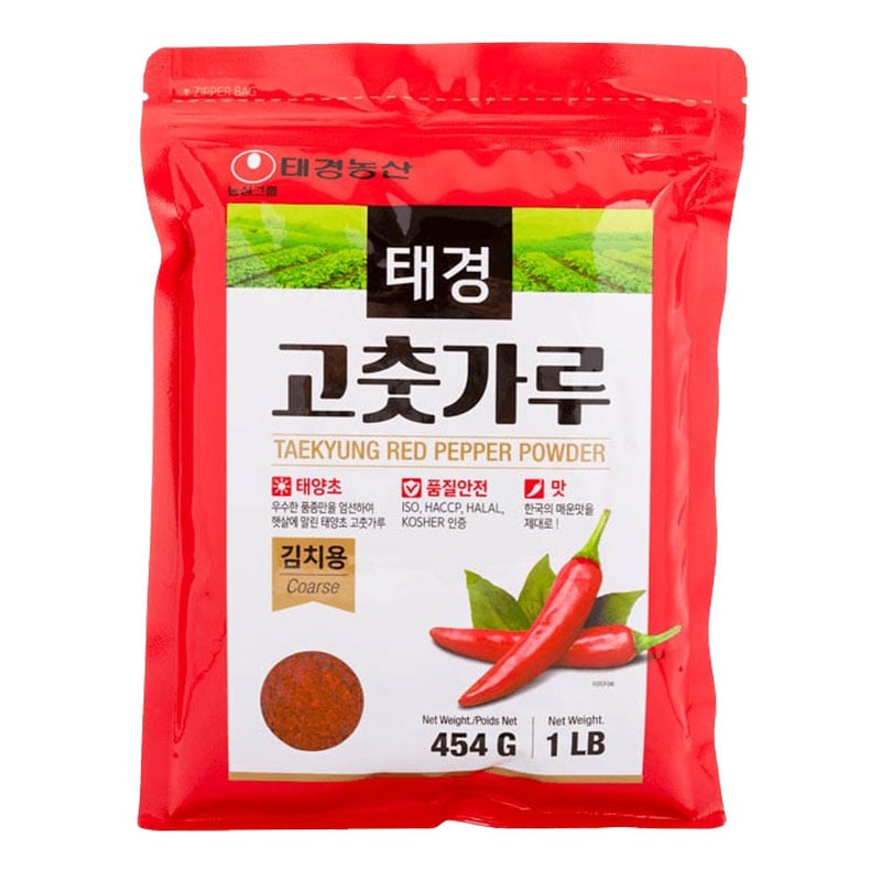 Läs mer om Taekyung Gochugaru Premium soltorkat chilipulver 454g