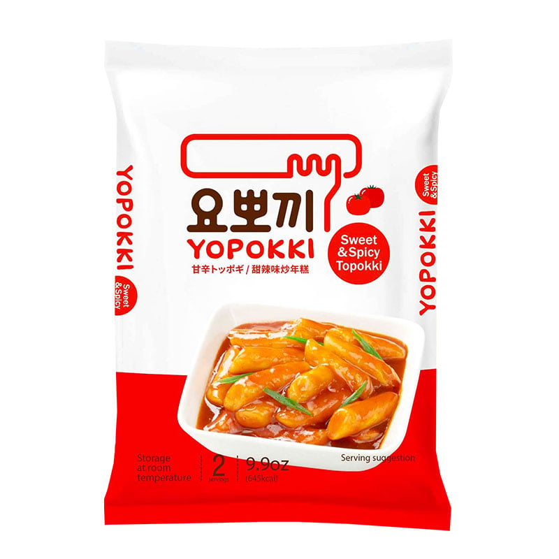 Läs mer om Instant Rice Cakes med Färdig sås Tteokbokki 140g