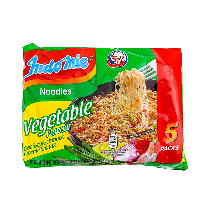 Läs mer om Nudelsoppa Grönsaker Soto Mi Indomie 5-pack