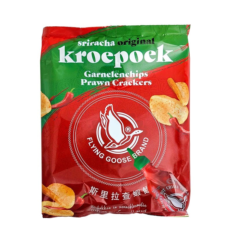 Läs mer om Räkchips Sriracha Flying Goose 80g