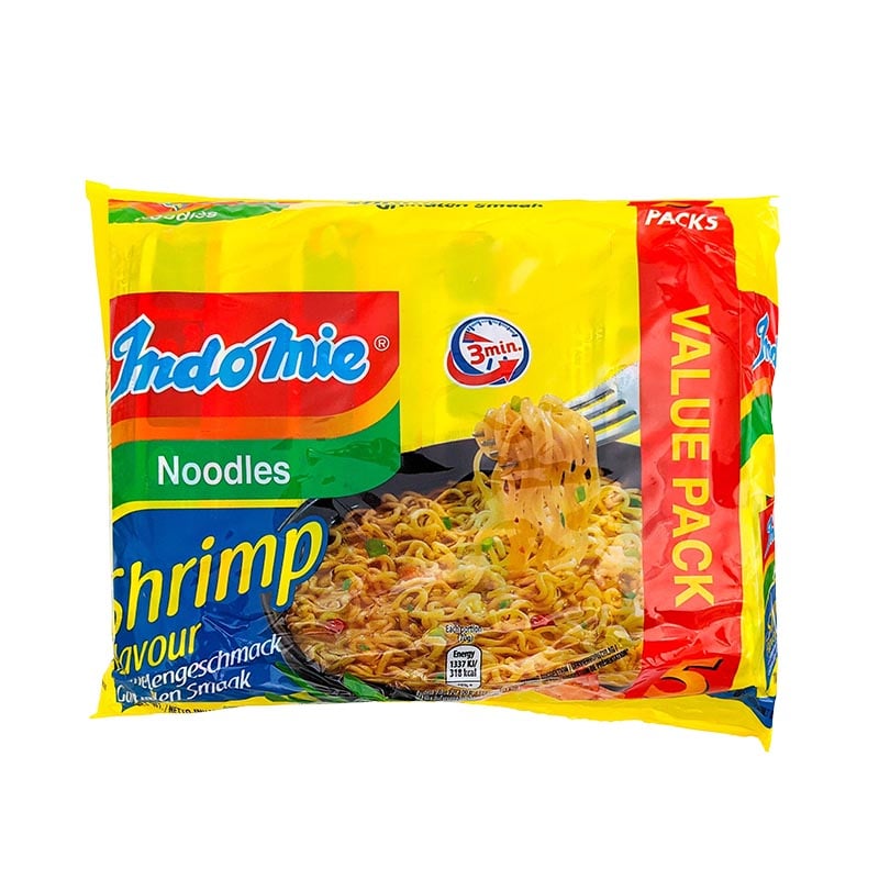 Läs mer om Nudelsoppa Räkor Indomie 5-pack