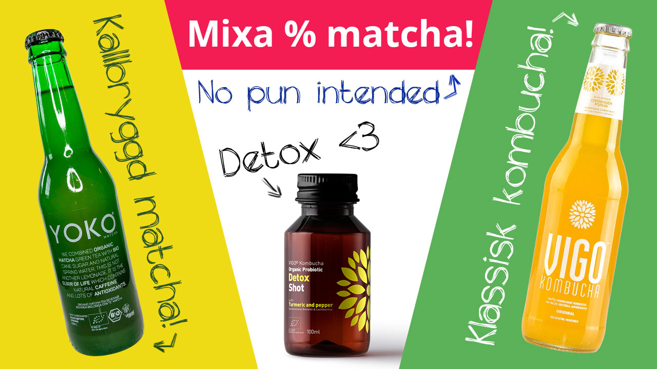 Törstsläckande kombucha